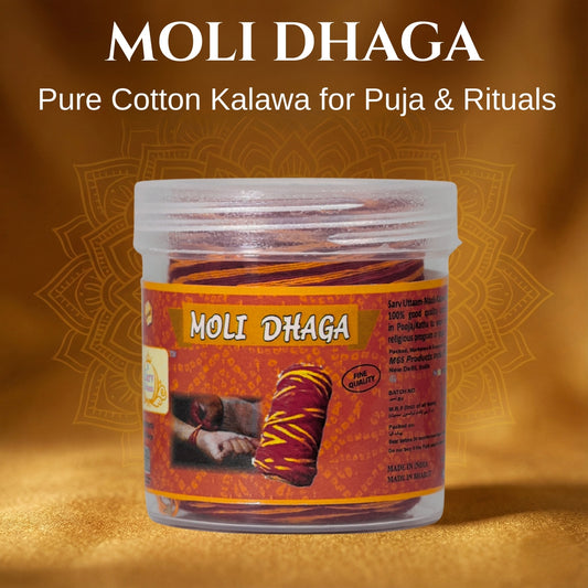 Moli Dhaga | Kalawa for Puja | Sacred Pooja Cotton Thread |