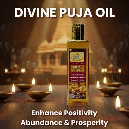 Divine Puja Oil | Pure Herbs OIl for Pooja Diya | Divine Aroma |