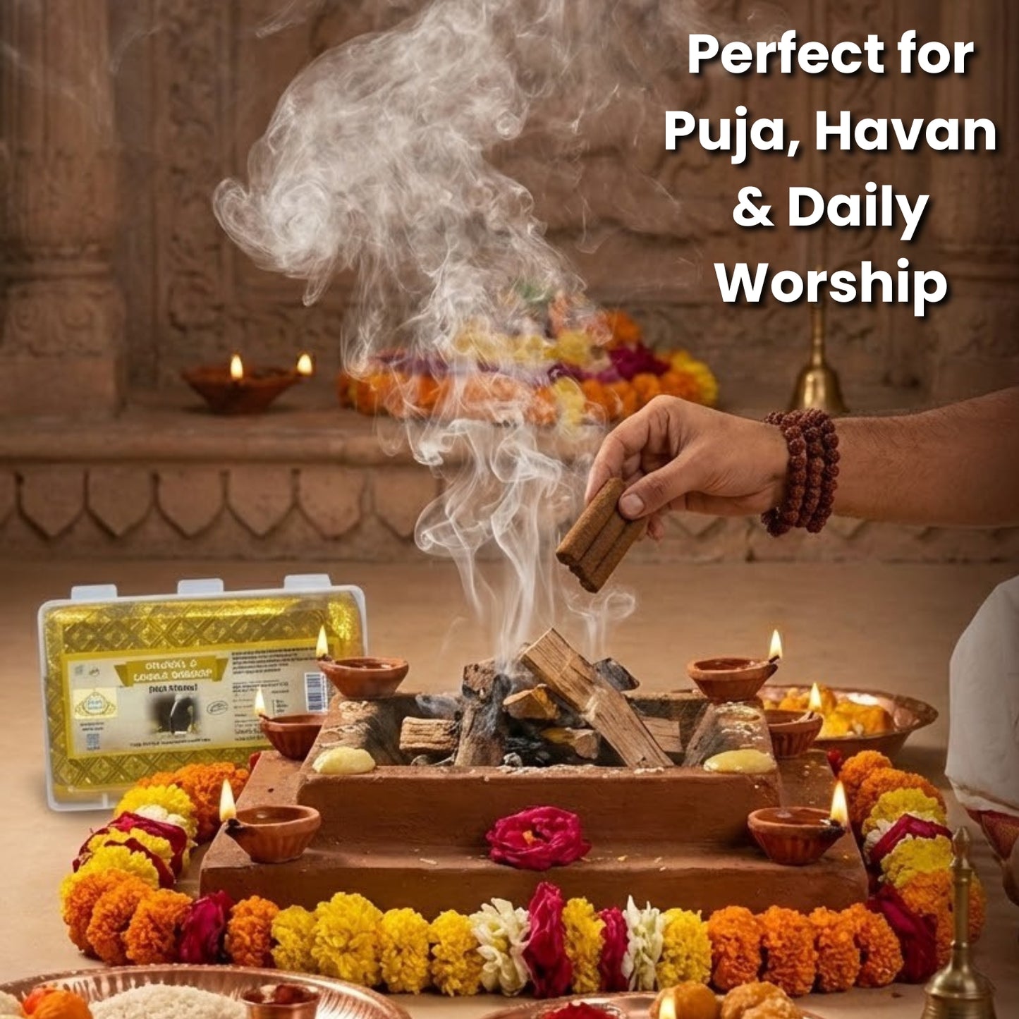 GUGGAL LOBAN WET DHOOP | Premium and Long Lasting Aroma Dhoop for Puja |