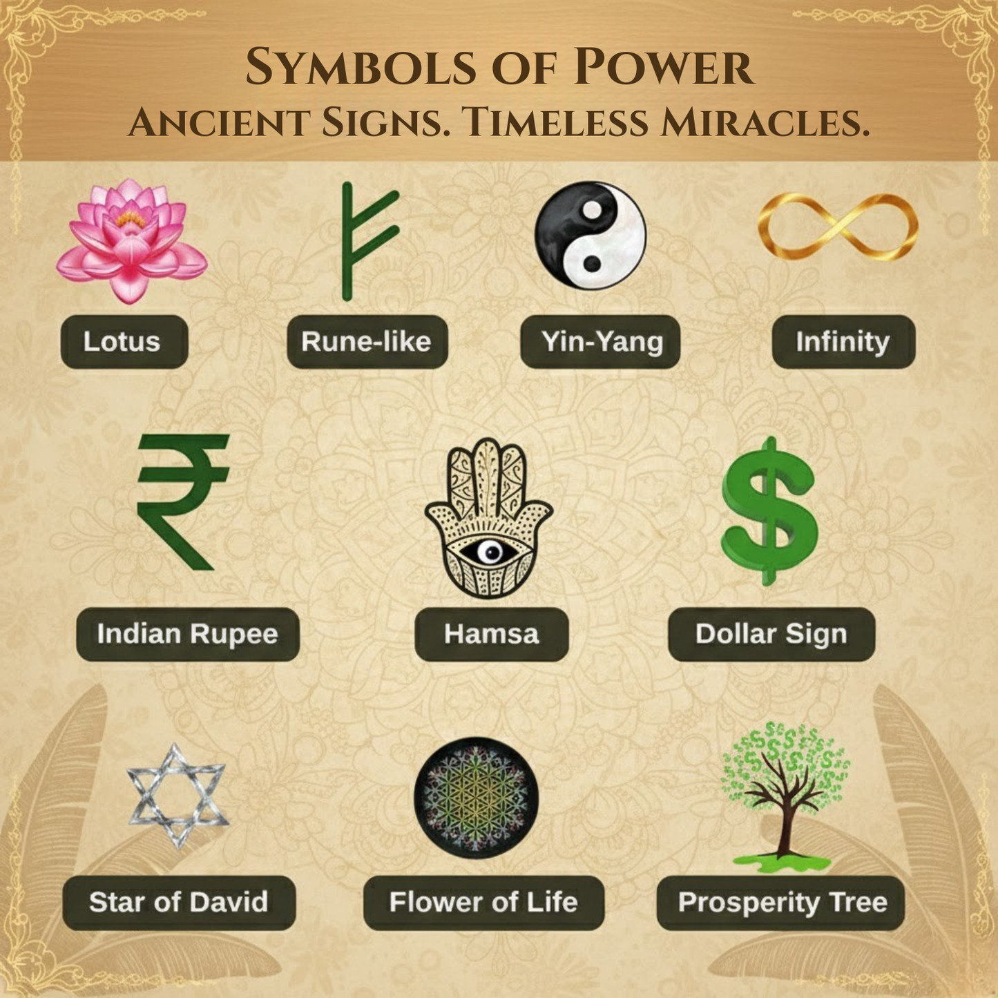 Miracle Card | For Abundance, Health, Wealth, Success & Prosperity |