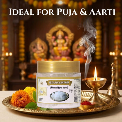 Premium Camphor | Bhimseni Baras Kapur | Kapoor for Pooja |