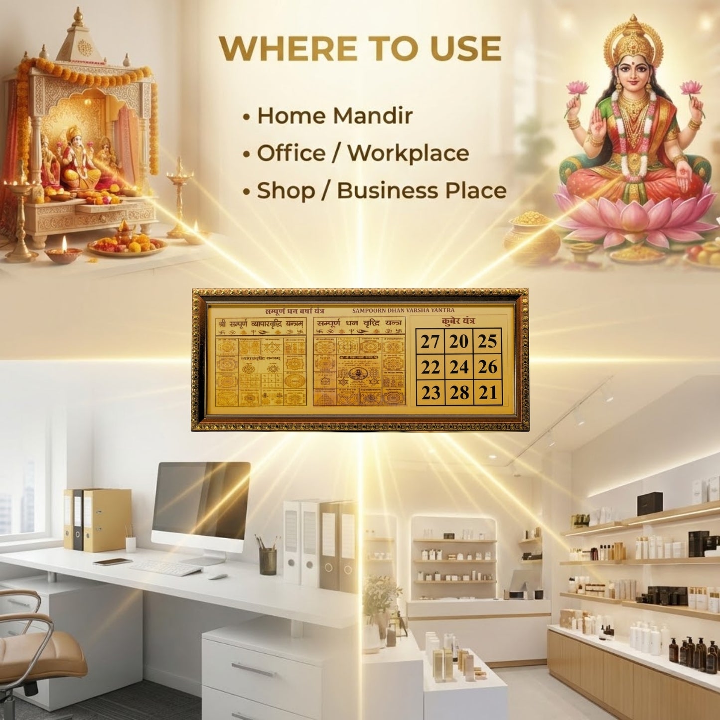 Sampoorn Dhan Varsa Kuber Yantra | for Health, Wealth, Prosperity and Success |