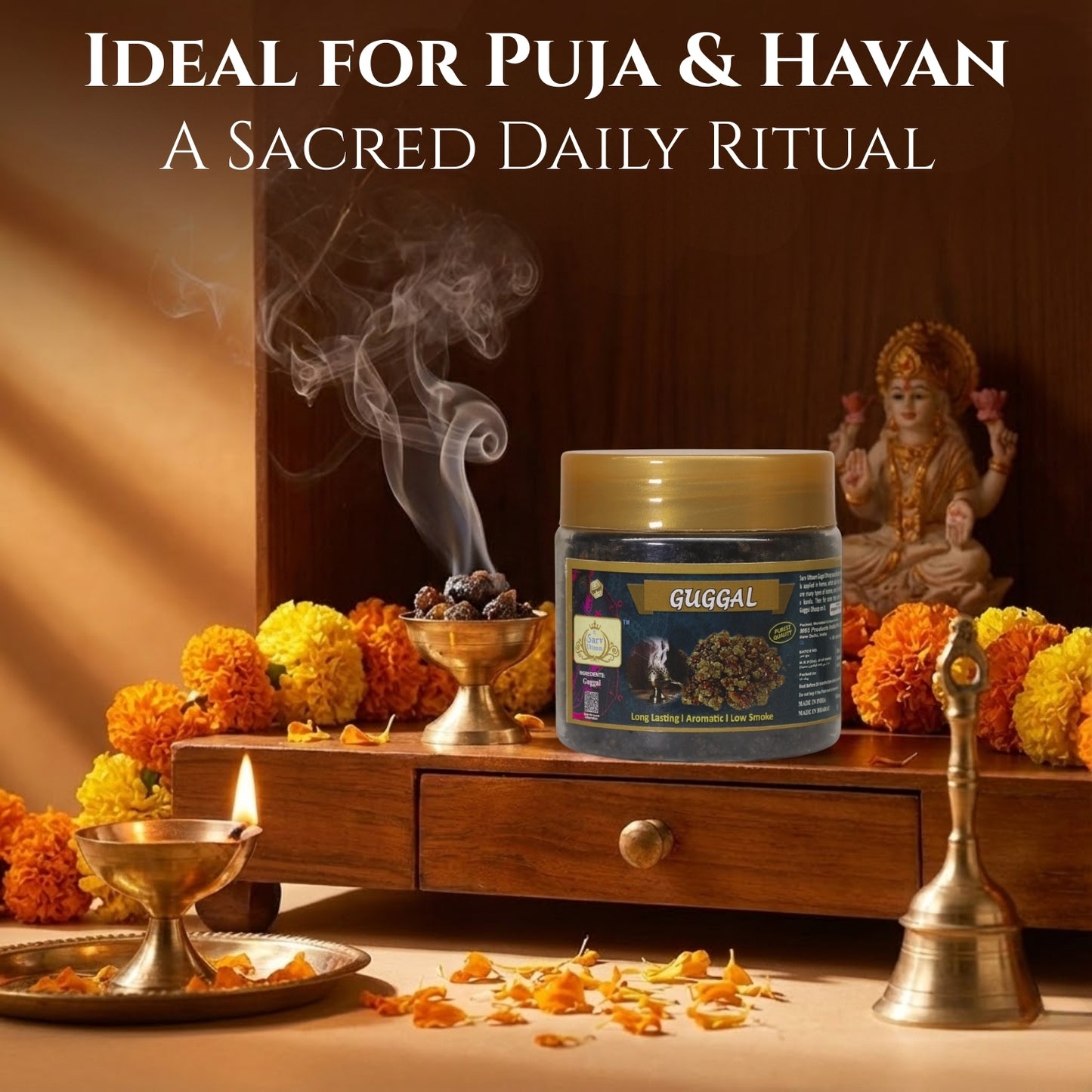 Guggal | Pure Guggal Resin | Natural Guggal for Dhuni or Havan |