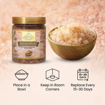 Energised Vastu Salt | For Positivity & Clearing negative energies |