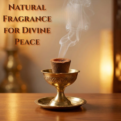 Cow Dung Dhooni Dhoop Cup | Guggal Loban Sambrani Cup & Havan Cup |