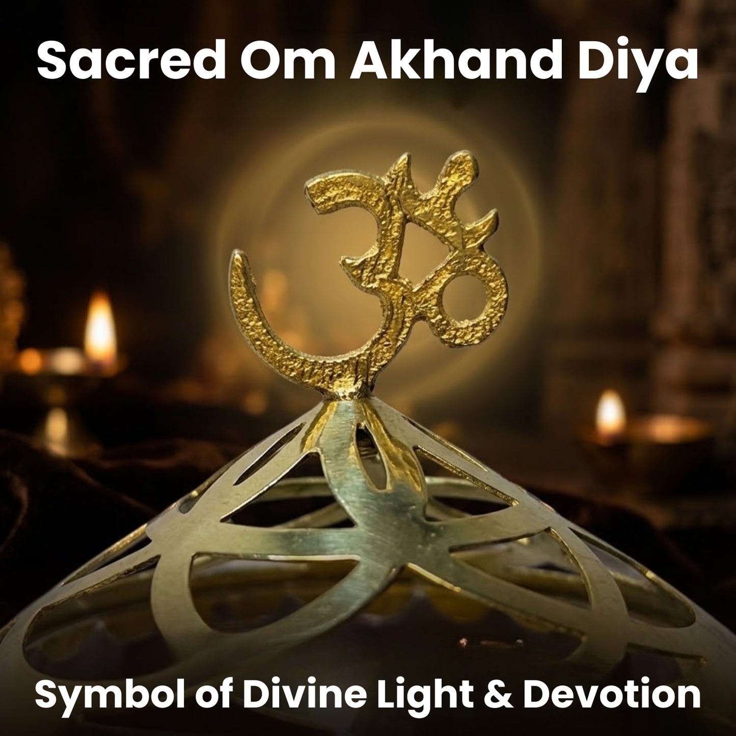 Akhand Diya | Pure Brass with Antique look |