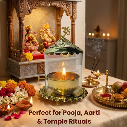 Akhand Diya | Pure Brass with Antique look |
