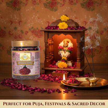 Dried Rose Petal | Gulab Patti Dry for Pooja |