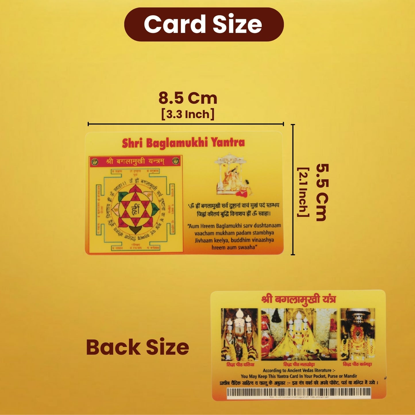 Shree Baglamukhi Yantra | Yantra for Victory & Strength |