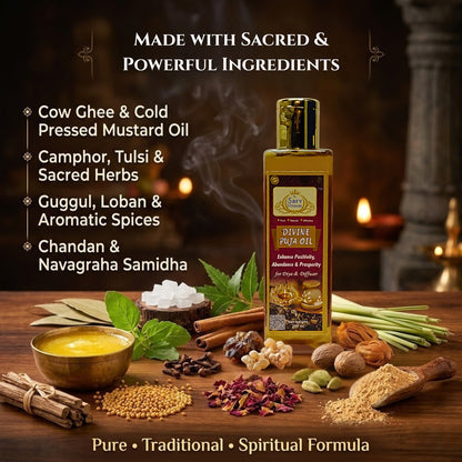 Divine Puja Oil | Pure Herbs OIl for Pooja Diya | Divine Aroma |