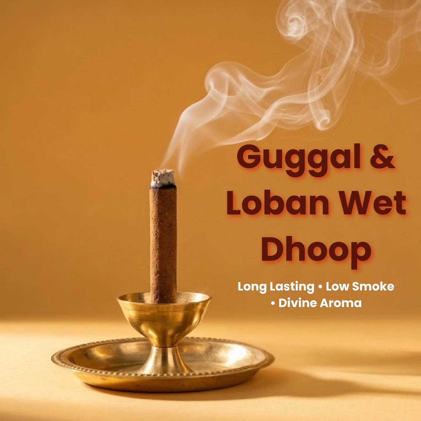 GUGGAL LOBAN WET DHOOP | Premium and Long Lasting Aroma Dhoop for Puja |
