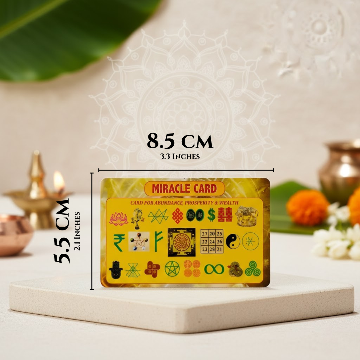 Miracle Card | For Abundance, Health, Wealth, Success & Prosperity |