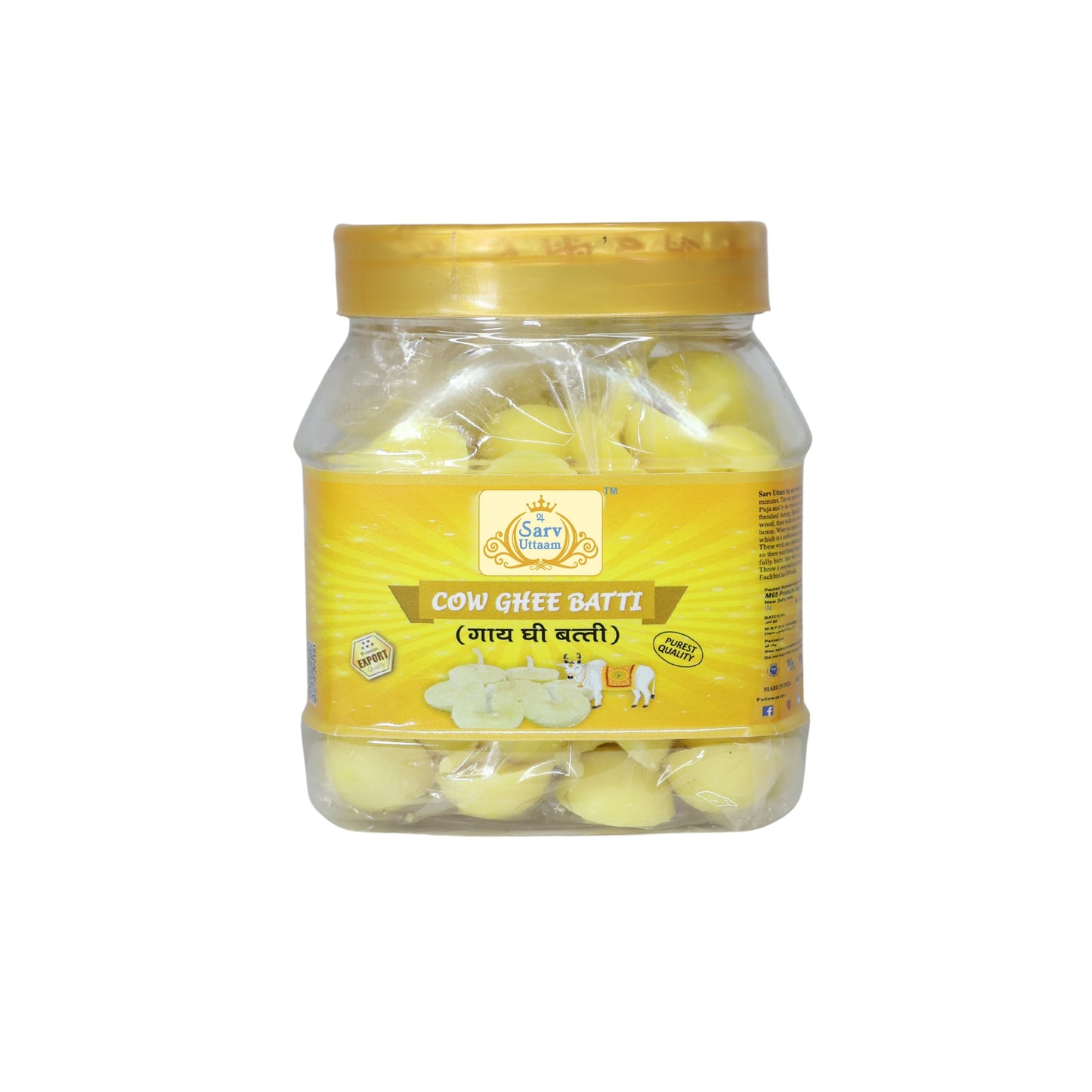 Cow Ghee Batti for Pooja | 100% Pure and Natural |