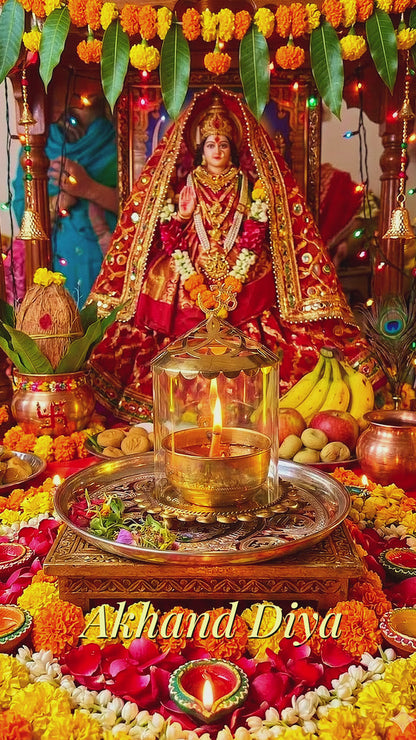 Akhand Diya | Pure Brass with Antique look |