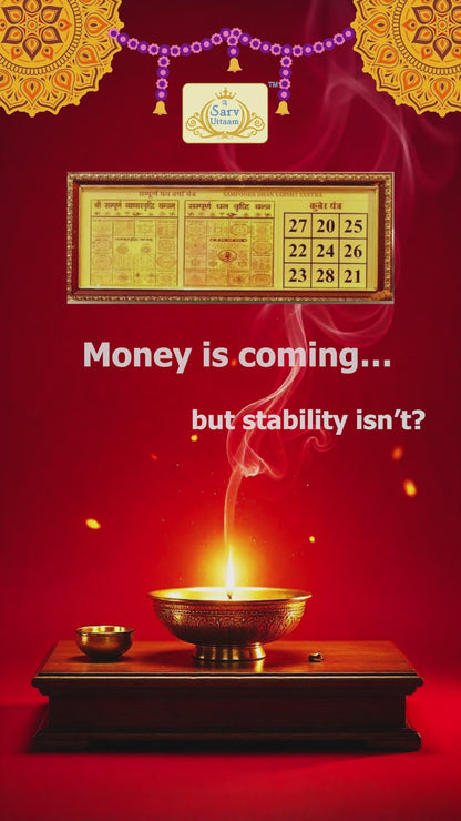 Sampoorn Dhan Varsa Kuber Yantra | for Health, Wealth, Prosperity and Success |